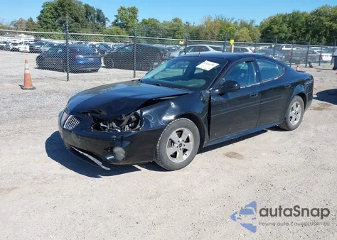 2005 Pontiac Grand Prix Gt from USA, damaged, VIN 2G2WS522X51287900